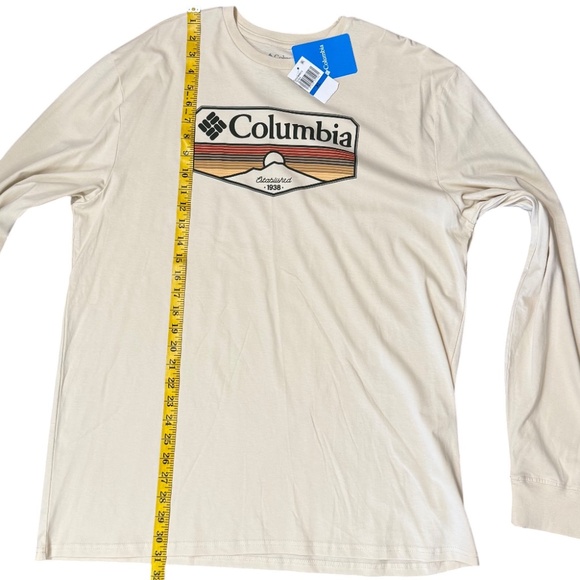 Vintage Columbia Logo NWT Mens Long Sleeve T-Shirt Mens XL, Outdoor Casual - Picture 5 of 5